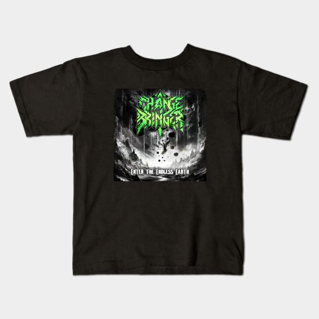 Changebringer-Enter the Endless Earth Title Kids T-Shirt by Hero Galaxy